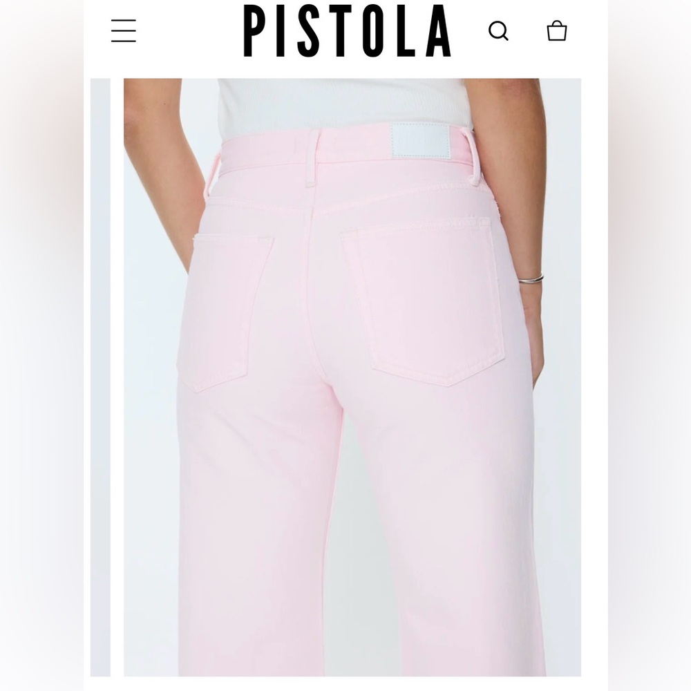 PISTOLA RELAXED FLARE JEAN - BLUSH-0143 - Picture 7 of 13